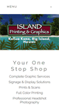 Mobile Screenshot of islandprintingandgraphics.com