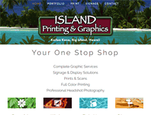 Tablet Screenshot of islandprintingandgraphics.com